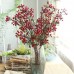 1 Bouquet Artificial Fruit Christmas Berry Flower Bean Red Cherry Decor Wedding   401582009224